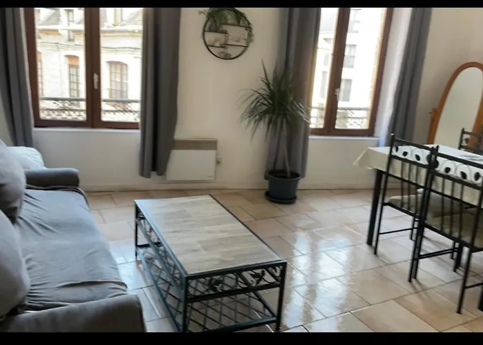 Appartement 1 Chambre, Dieppe Centre Draps Non Inclus